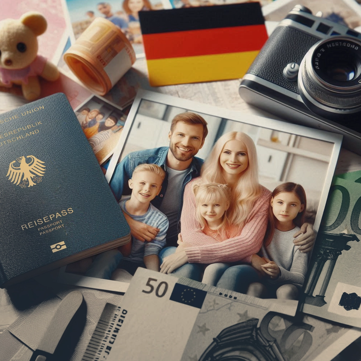 ویزای پیوستن همسر و فرزند به خانواده در آلمان