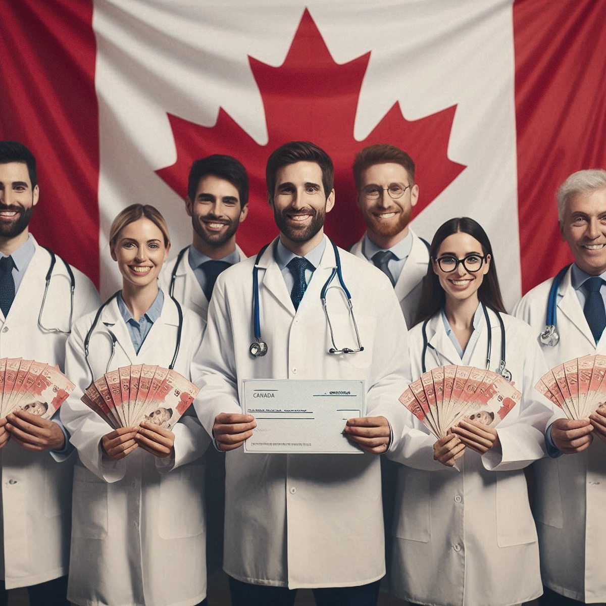 درآمد پزشکان در کانادا