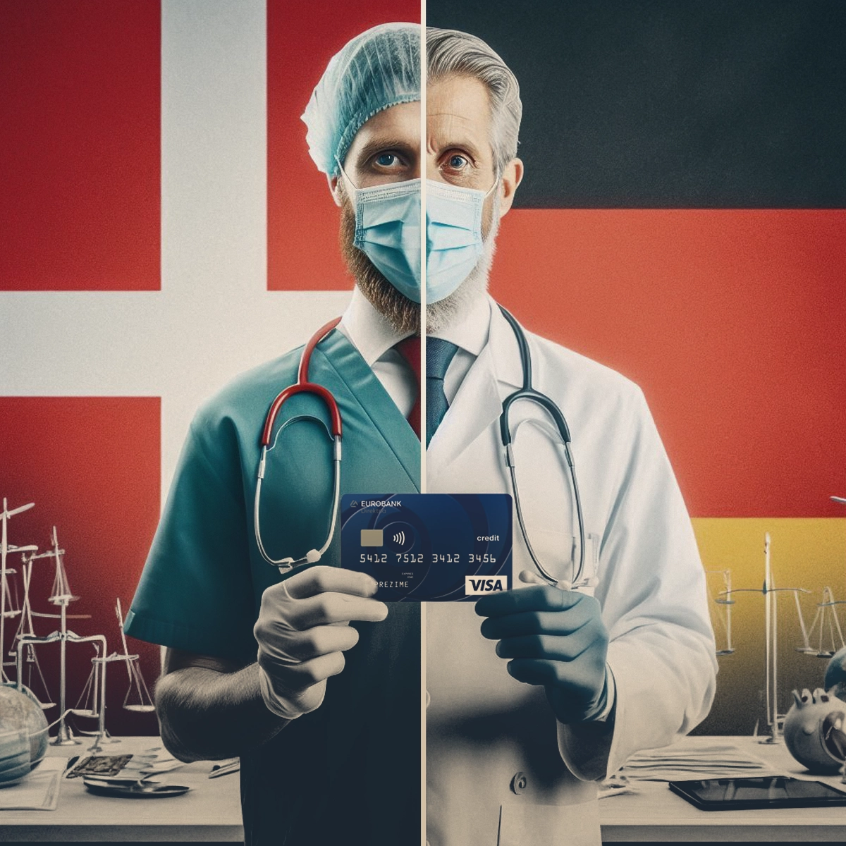 در آمد پزشکان در دانمارک و آلمان