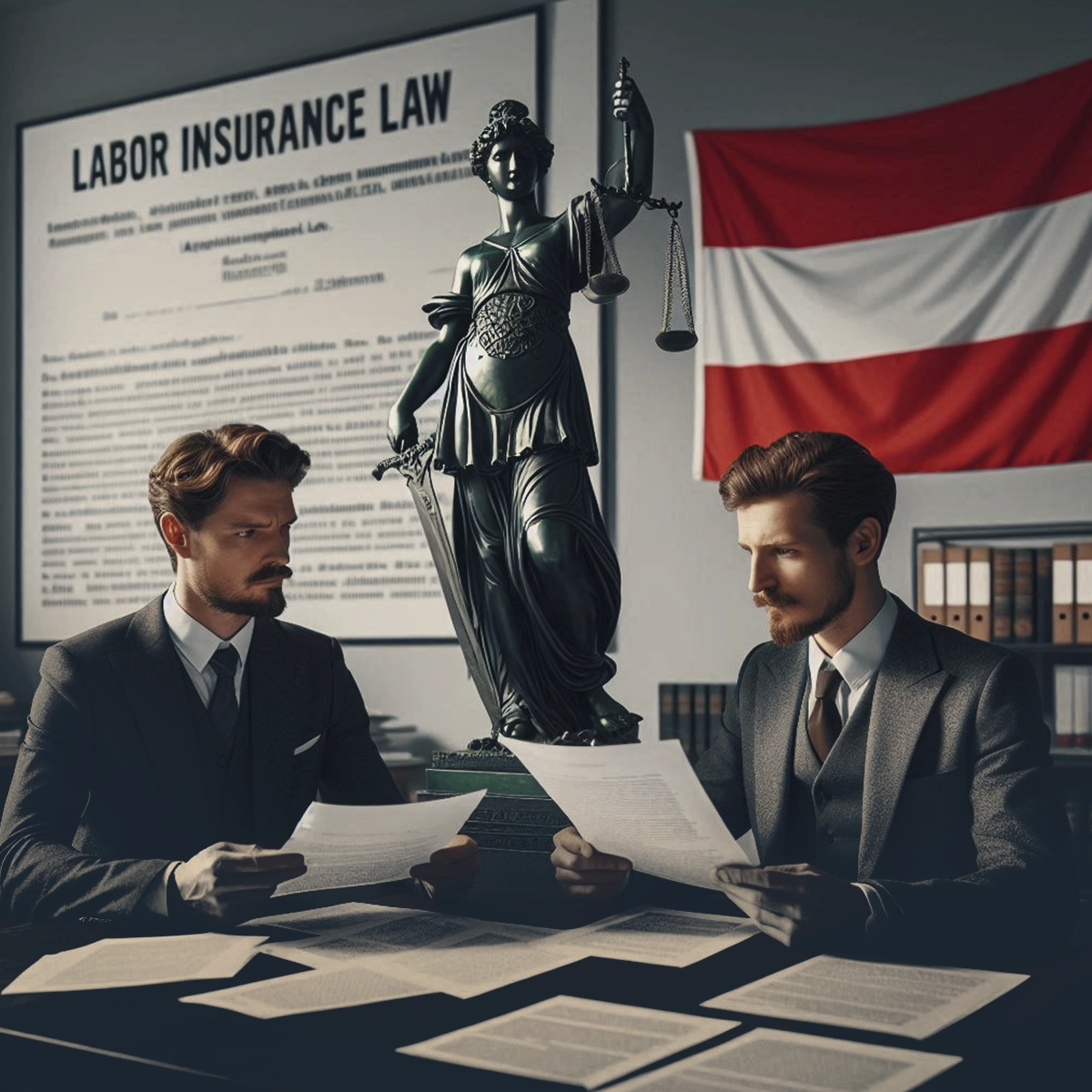 قانون بیمه کار در اتریش