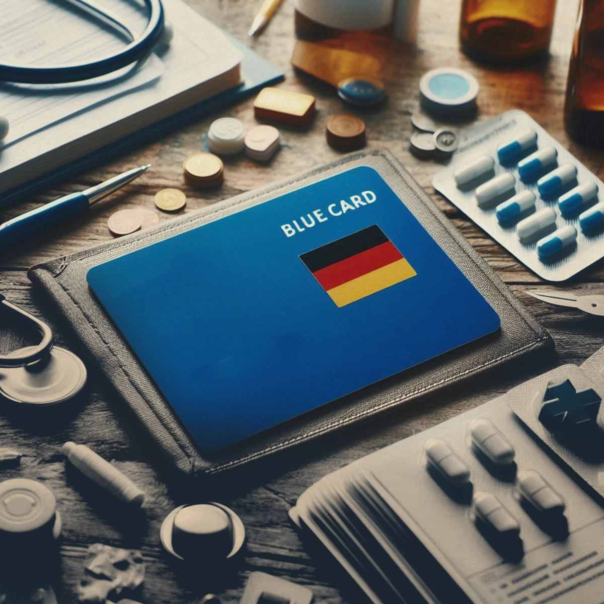 دریافت بیمه درمانی برای بلوکارت آلمان