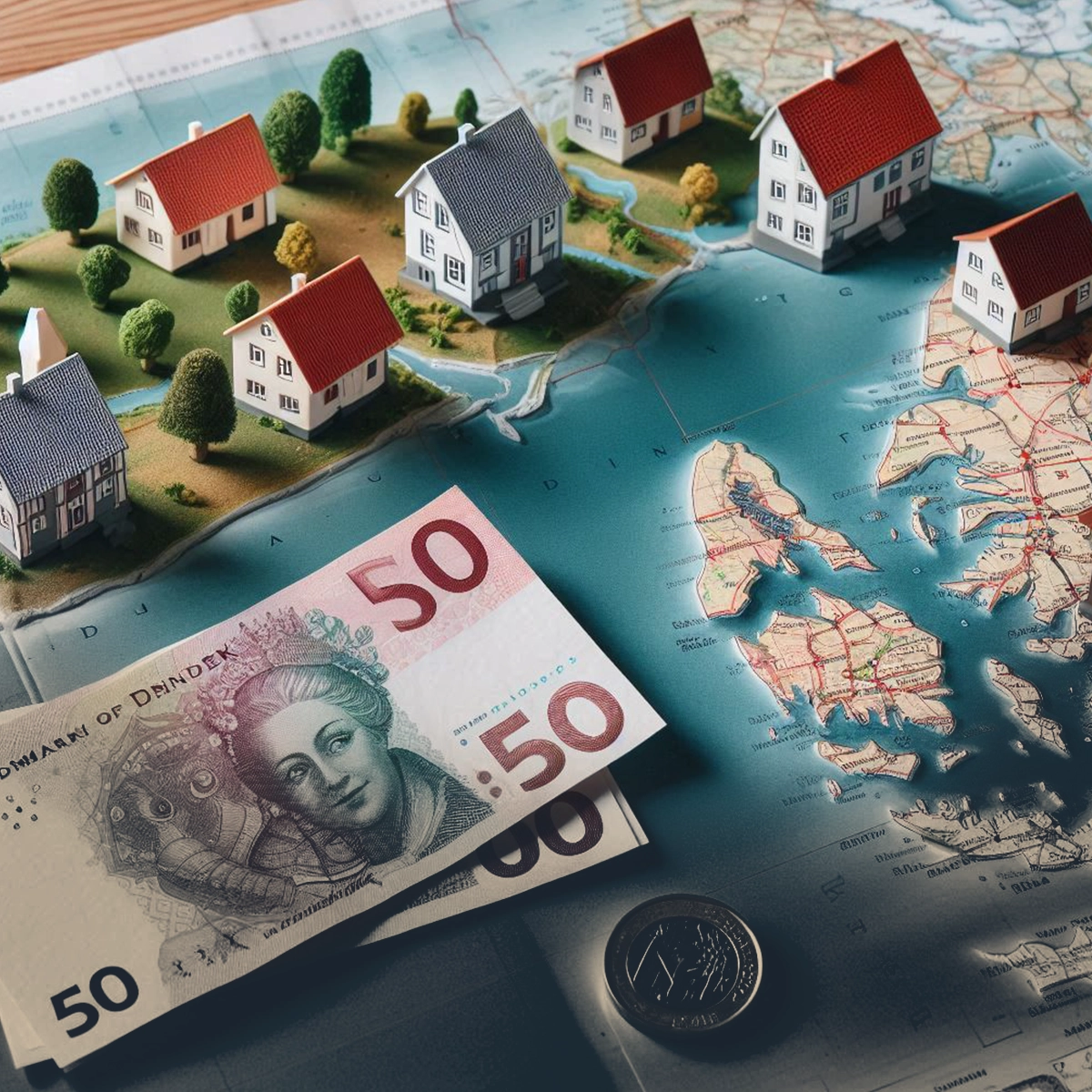 تفاوت قیمت خانه در دانمارک بر اساس منطقه شهری