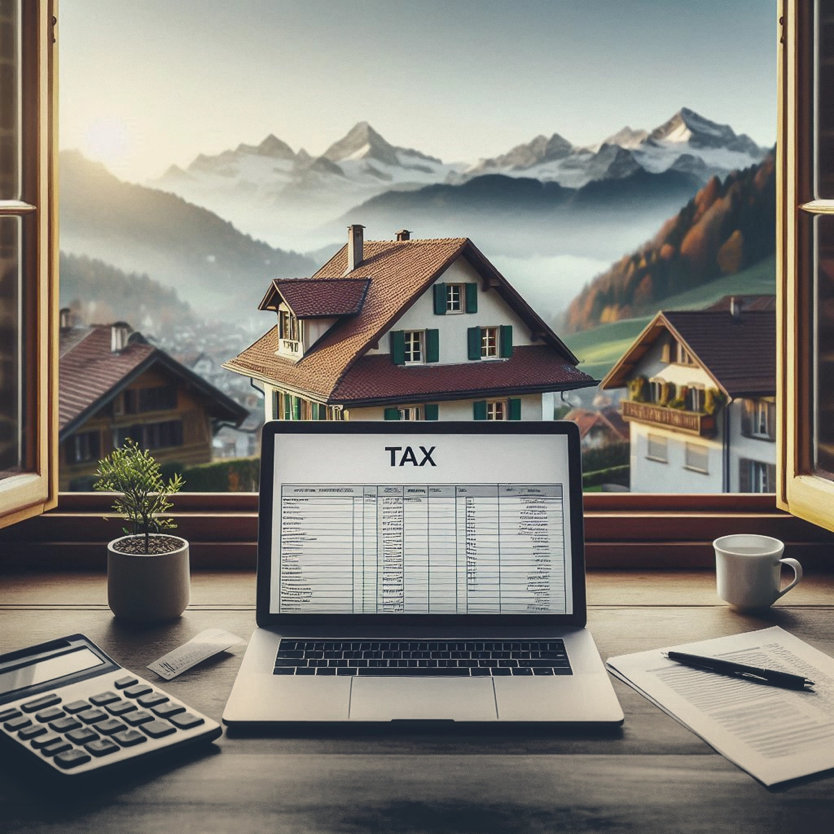 مالیات و هزینه های وارد بر خرید املاک در سوئیس
