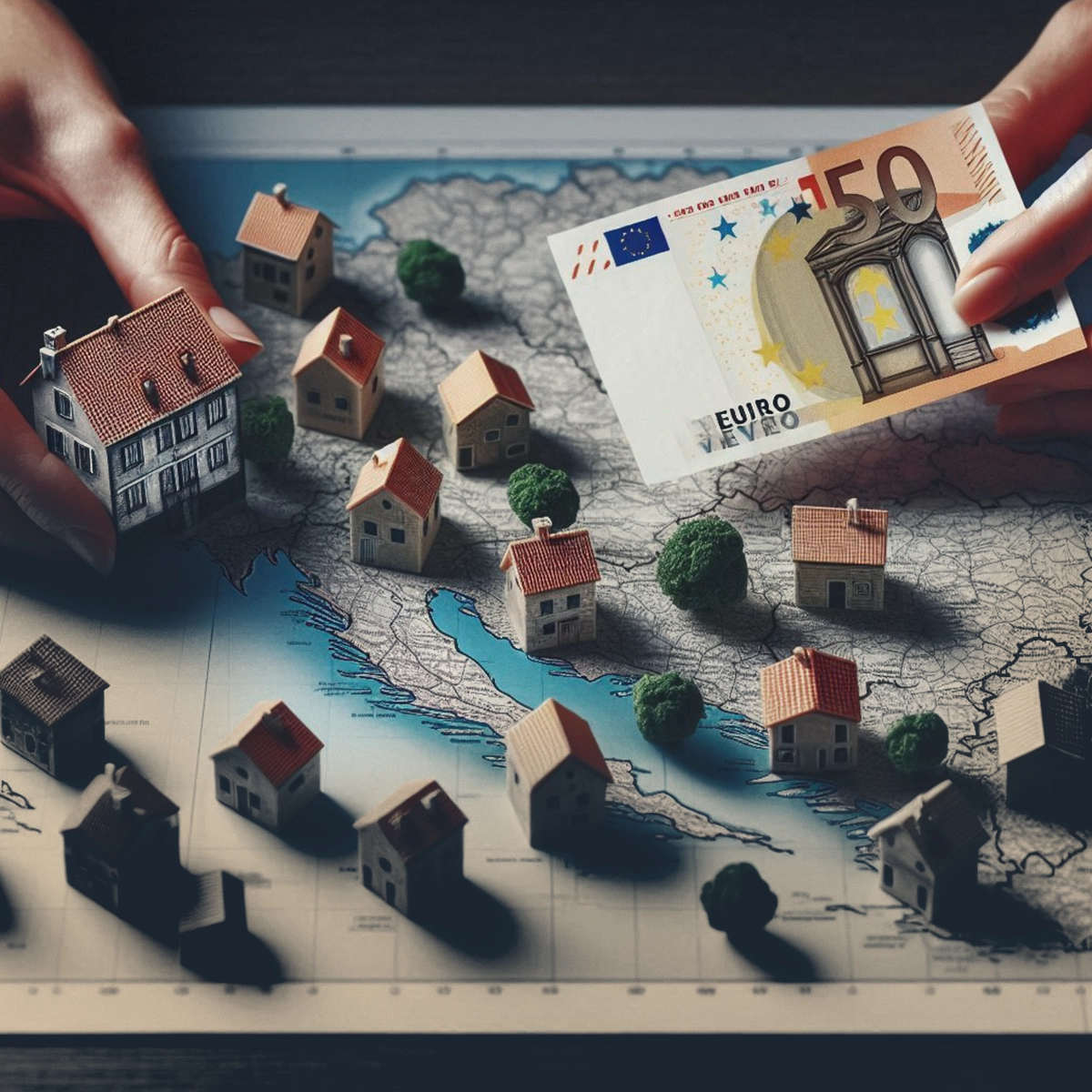 تفاوت قیمت خانه در کرواسی بر اساس منطقه شهری