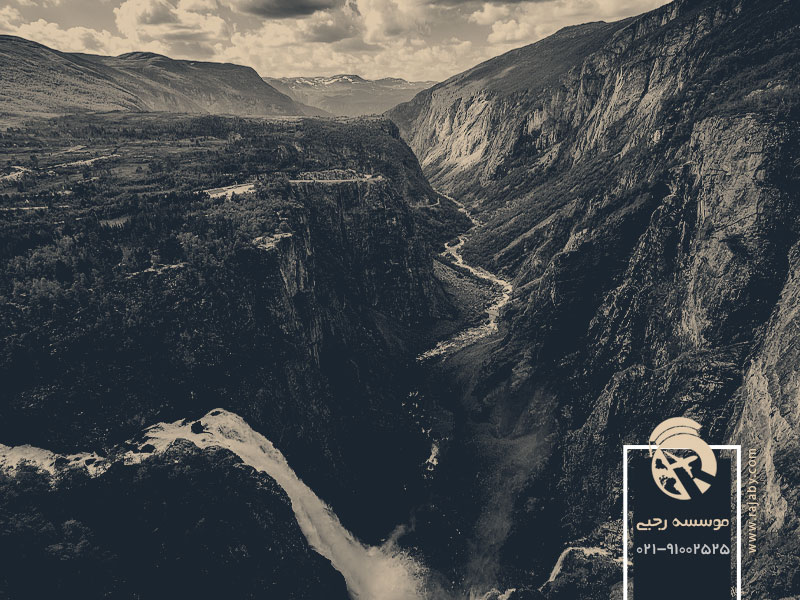آبشار ورینگفوسن مشهورترین آبشار نروژ ​