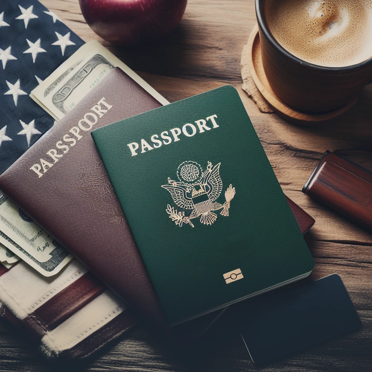 تفاوت گرین کارت با پاسپورت