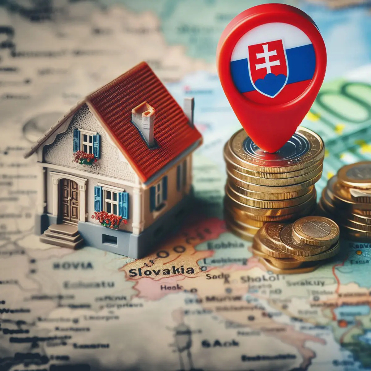 تفاوت قیمت خانه در اسلواکی بر اساس منطقه شهری